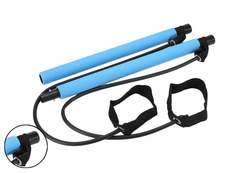 Multifunctional Pilates Bar with Resistance Bands
